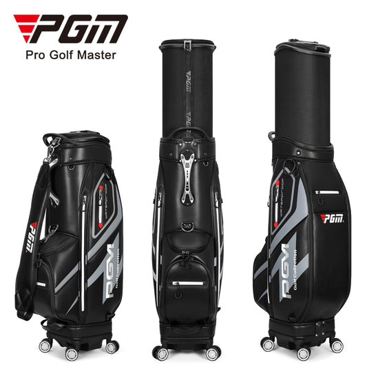 PGM QB099 wheel travel golf bag custom waterproof custom logo golf bag