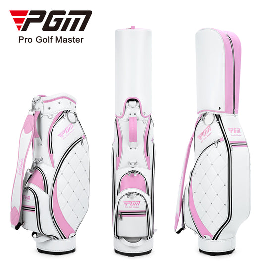 PGM QB103 golf tour staff bag women light weight trolley golf cart bag for women