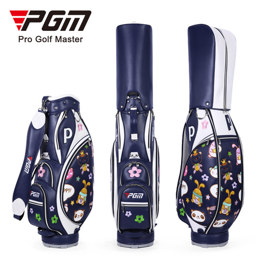 PGM QB104 golf equipment funny caddy bag waterproof cartoon ladies golf bag