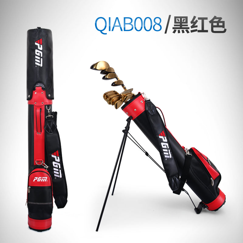 PGM QIAB008 custom logo pencil golf cart bag stand sac de golf high quality PU sunday carry golf bag