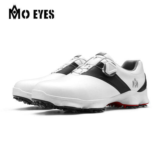 MOEYES M22XZ03 comfortable golf shoes waterproof leather golf shoes for training