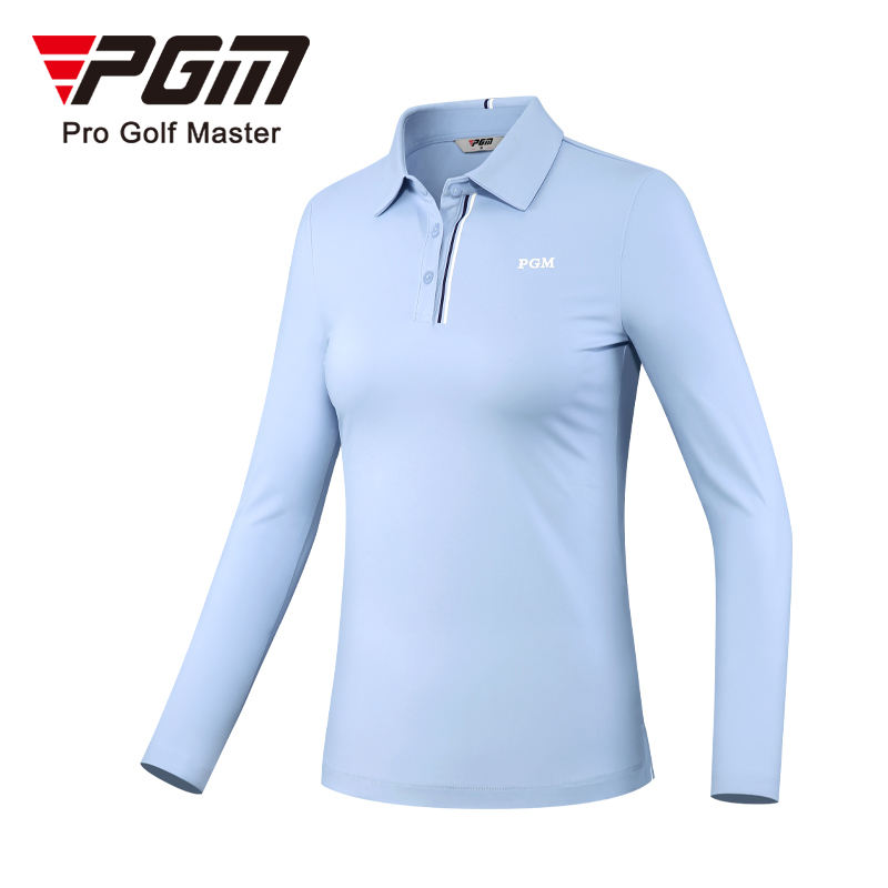 PGM YF534 ladies wholesale custom logo sports golf polo t shirt polyester spandex golf polo