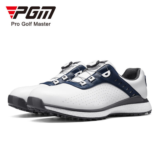 PGM XZ244 soft spike golf shoes men microfiber leather new waterproof golf shoes