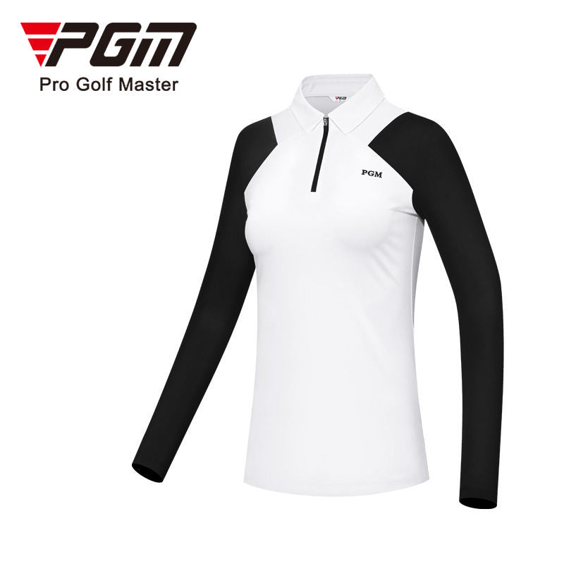 PGM YF530 custom golf polo spandex wholesale 1/4 zip golf polos