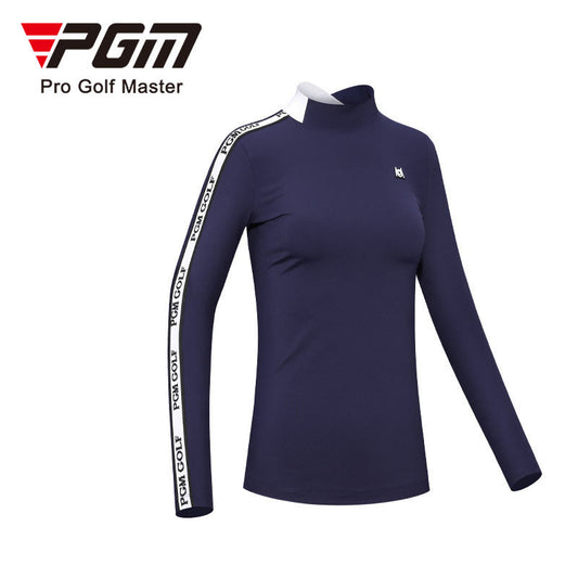 PGM YF478 high quality women long sleeve golf polo shirt custom breathable golf shirt