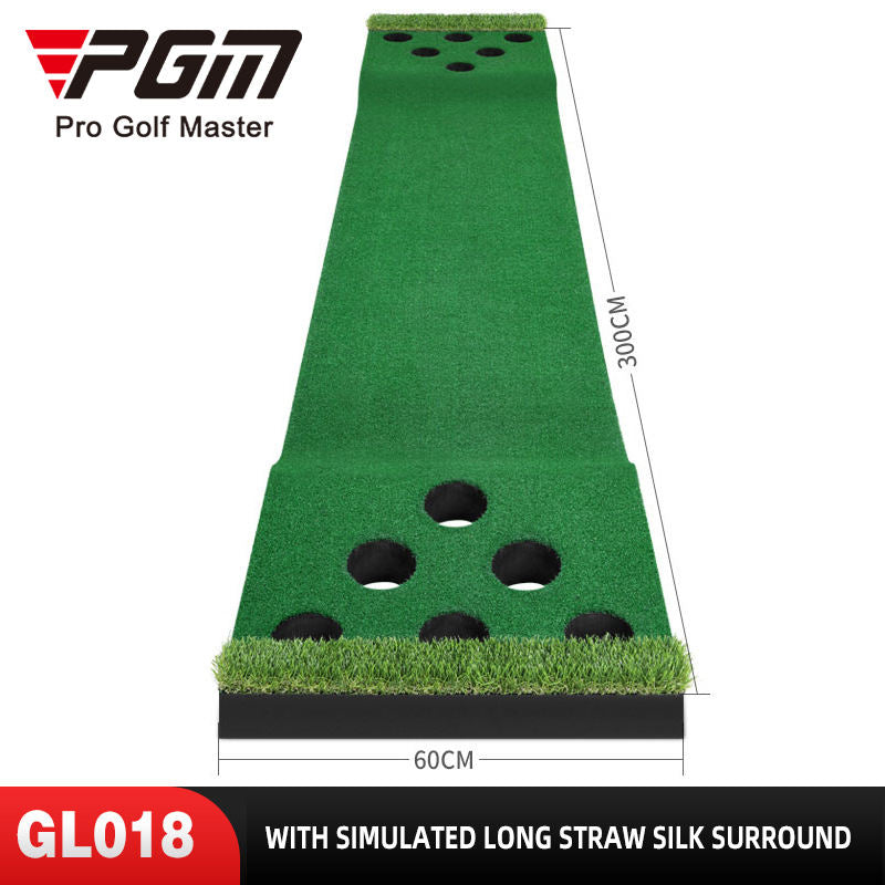 PGM GL018 artificial putting green grass 3m meter indoor quality golf game slope adjustable putting green