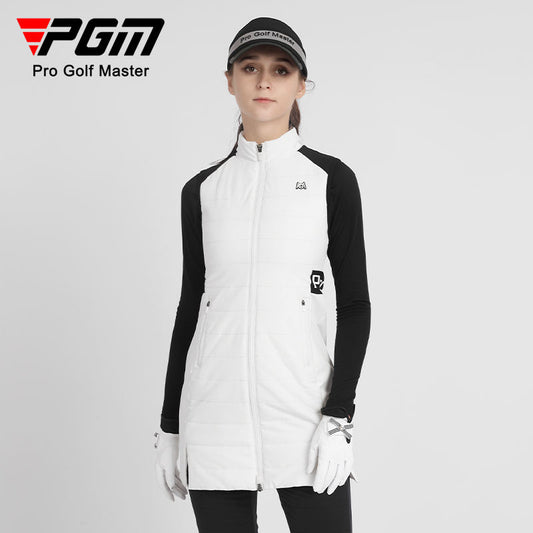 PGM YF499 women soft shell golf sleeveless bubble jacket windbreaker golf vest