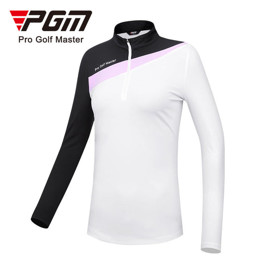 PGM YF532 custom logo golf tee shirt 2023 women slim fit golf shirt