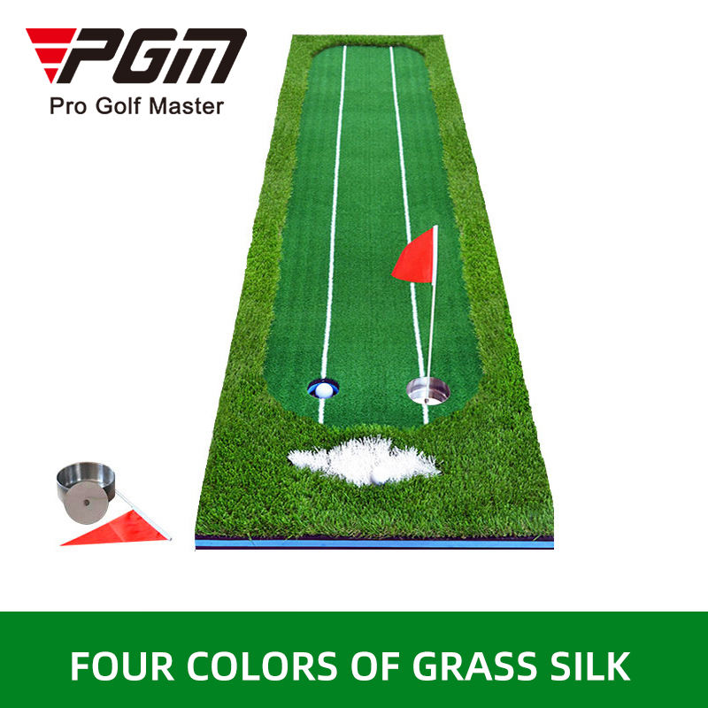 PGM GL009 mini golf putting green trainer putting green mat with two aiming line