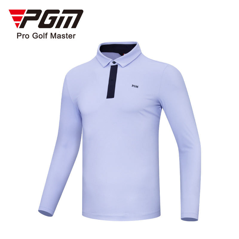 PGM YF491 men polo shirts plain golf polo blank t shirt long sleeve odm golf polo
