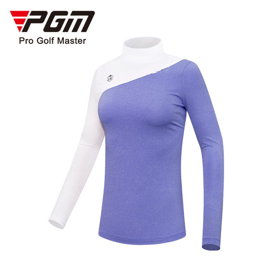 PGM YF447 high end custom golf shirt long sleeve polyester spandex women's golf shirt