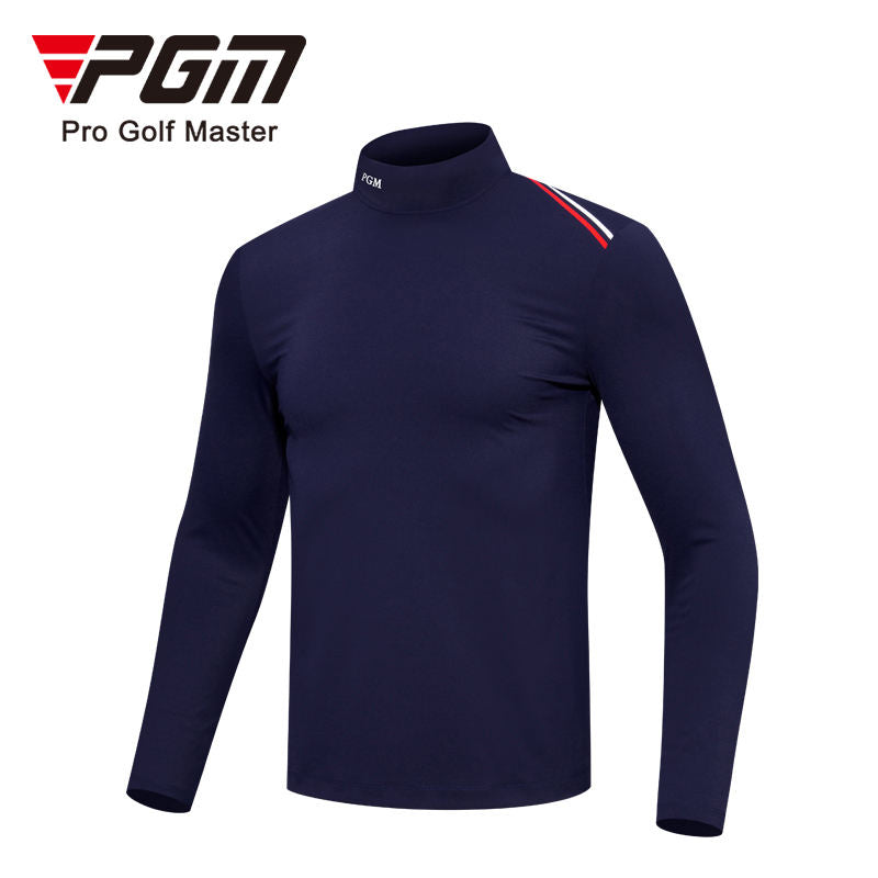 PGM YF490 men plain white golf shirts high quality long sleeve golf shirt