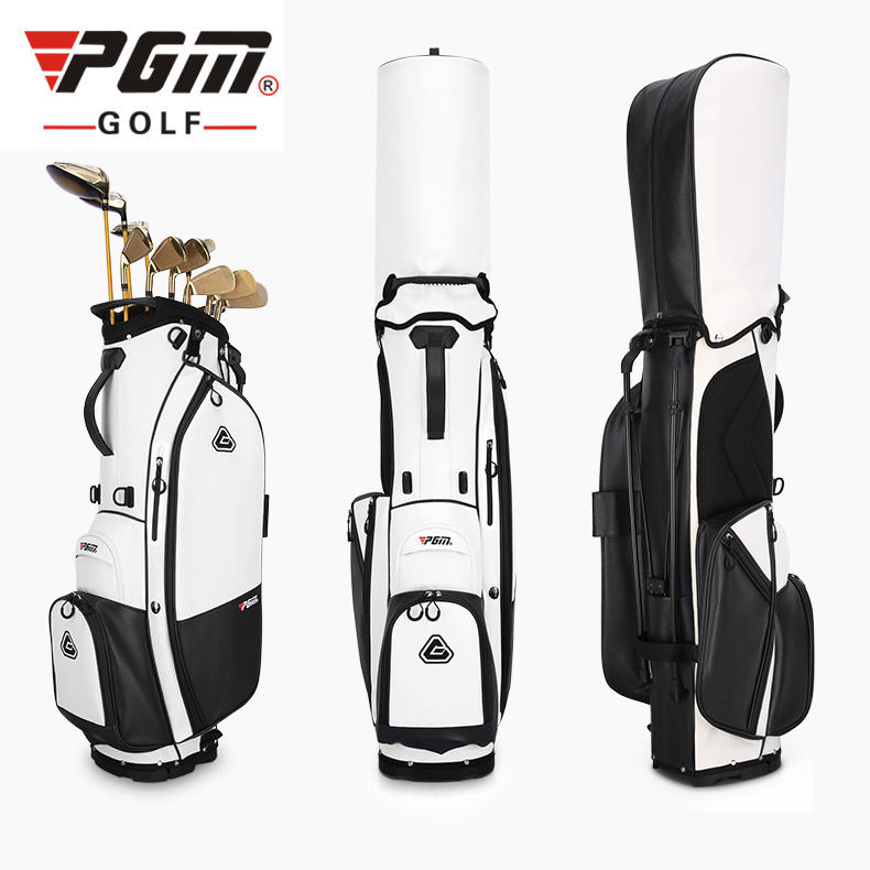 PGM QB073 custom white golf bag stand leather waterproof durable golf bag