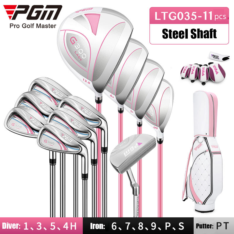 PGM LTG035 Custom Full Golf Clubs Complete Set Women Titanium Drive Golf Clubs With Golf Bag