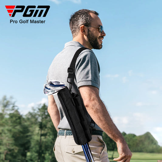 PGM SOB006 golf half bag 600D PU small golf range bag portable carry golf bag