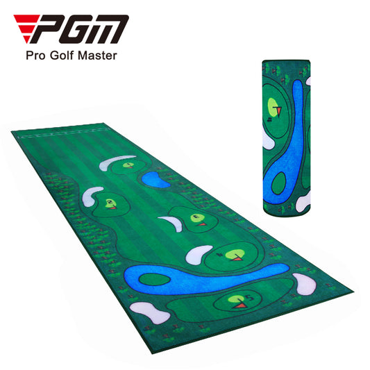 PGM TL028 3m meter indoor golf practice velvet personal custom made training mini putting mat