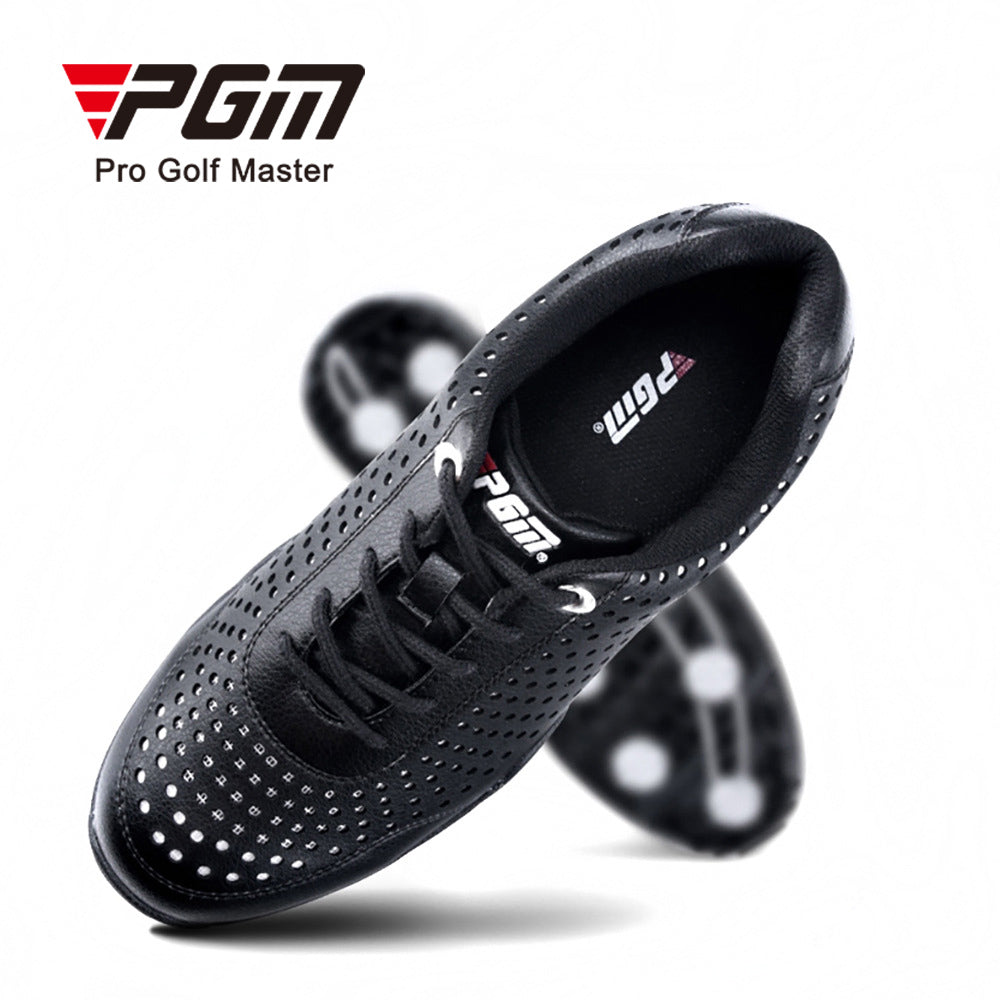 PGM XZ017 golf shoes men spikes oem breathable microfibre golf shoe
