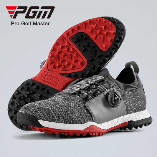 PGM XZ182 wholesale spike less men golf shoes lightweight custom golf shoe