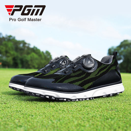 PGM XZ228 wholesale rubber men golf shoes lightweight mesh golf shoes