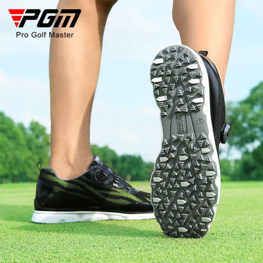 PGM XZ228 wholesale rubber men golf shoes lightweight mesh golf shoes