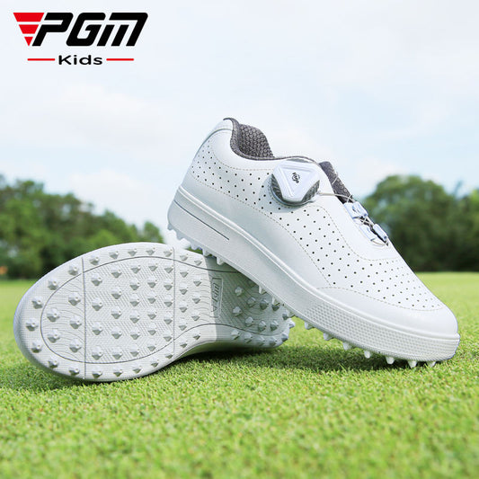 PGM XZ229 kids golf ball shoes waterproof 2022 spike less golf shoes