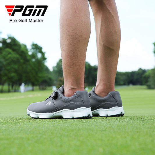 PGM XZ233 golf shoes gents waterproof antiskid golf shoes for men leather