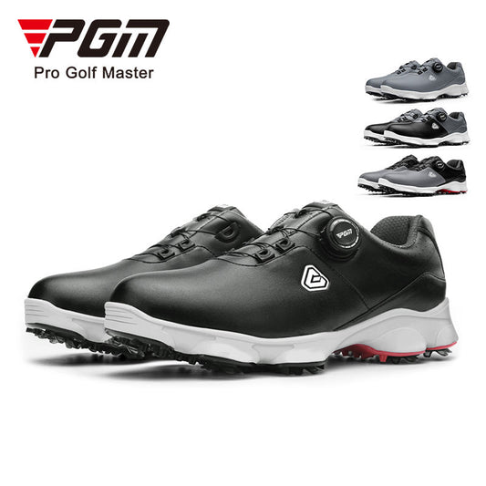 PGM XZ233 golf shoes gents waterproof antiskid golf shoes for men leather