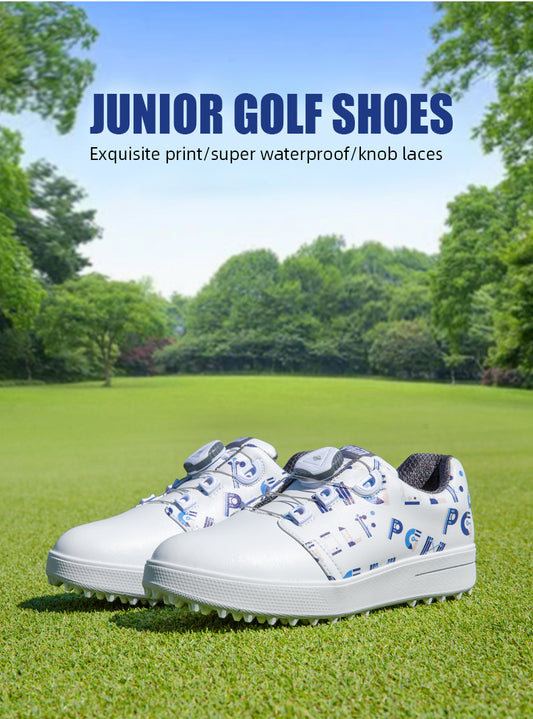 PGM XZ241 premium grade golf shoes customizable kids high end golf shoes