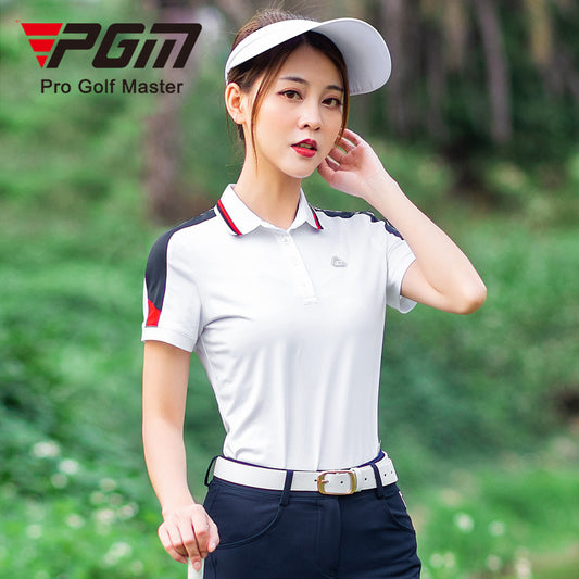 PGM YF273 sports golf polo t shirts custom printed breathable golf polo