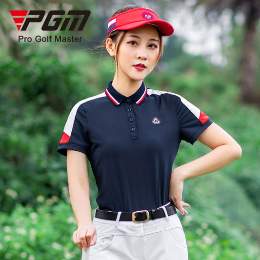 PGM YF273 sports golf polo t shirts custom printed breathable golf polo