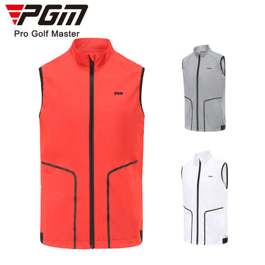 PGM YF363 sleeveless jacket sports windproof winter vest jacket for men