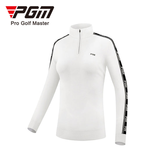 PGM YF425 stand-up neck long sleeve golf sweater keep warm 1/4 zip plain golf sweater