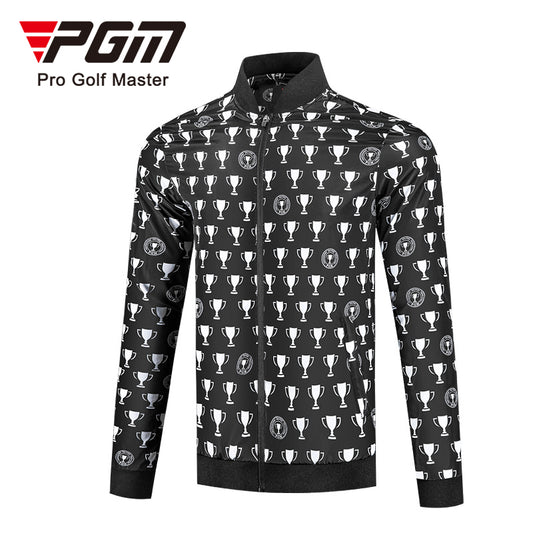 PGM YF426 soft shell golf jacket men outdoor windproof lightweight casual golf jacket