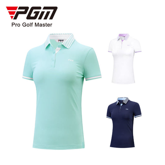 PGM YF468 custom logo golf performance polo shirts golf wear polo shirts for ladies