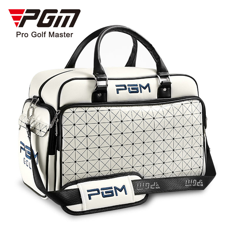 PGM YWB016 PU golf boston bag Large Volume Waterproof Boston Clothing Bag