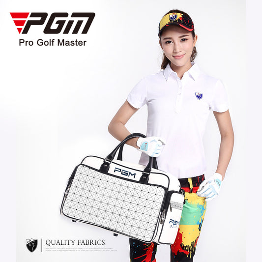 PGM YWB016 PU golf boston bag Large Volume Waterproof Boston Clothing Bag