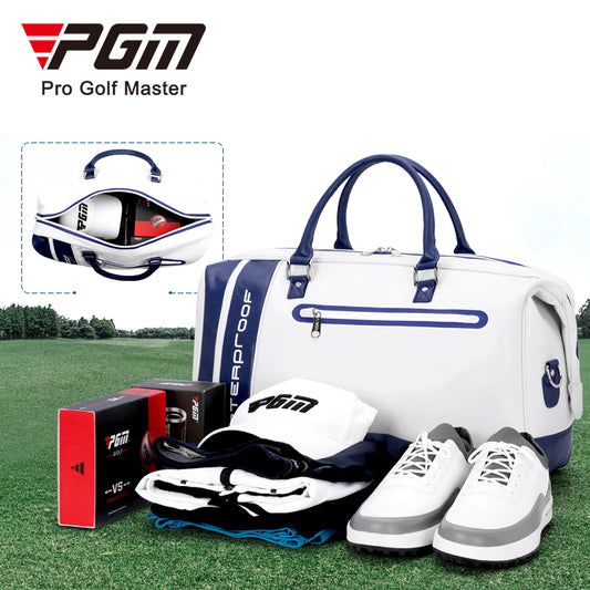 PGM YWB038 golf shoe bags white waterproof custom logo golf boston bag
