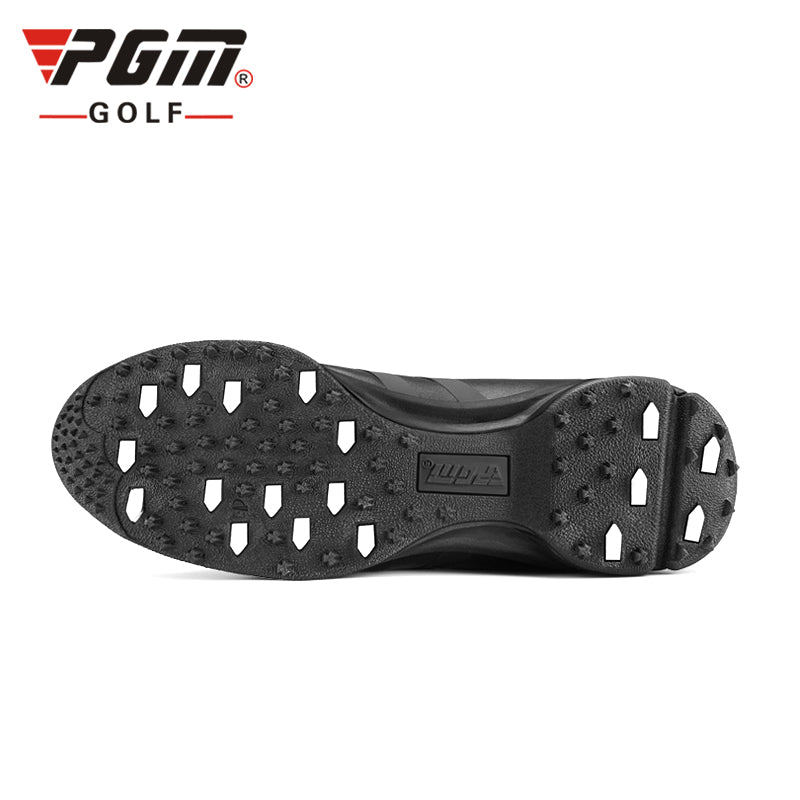 PGM XZ186 water proof golf shoes men custom logo black spike less golf shoe