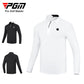 PGM YF527 luxury brand golf polo custom high quality winter long sleeve black golf polo
