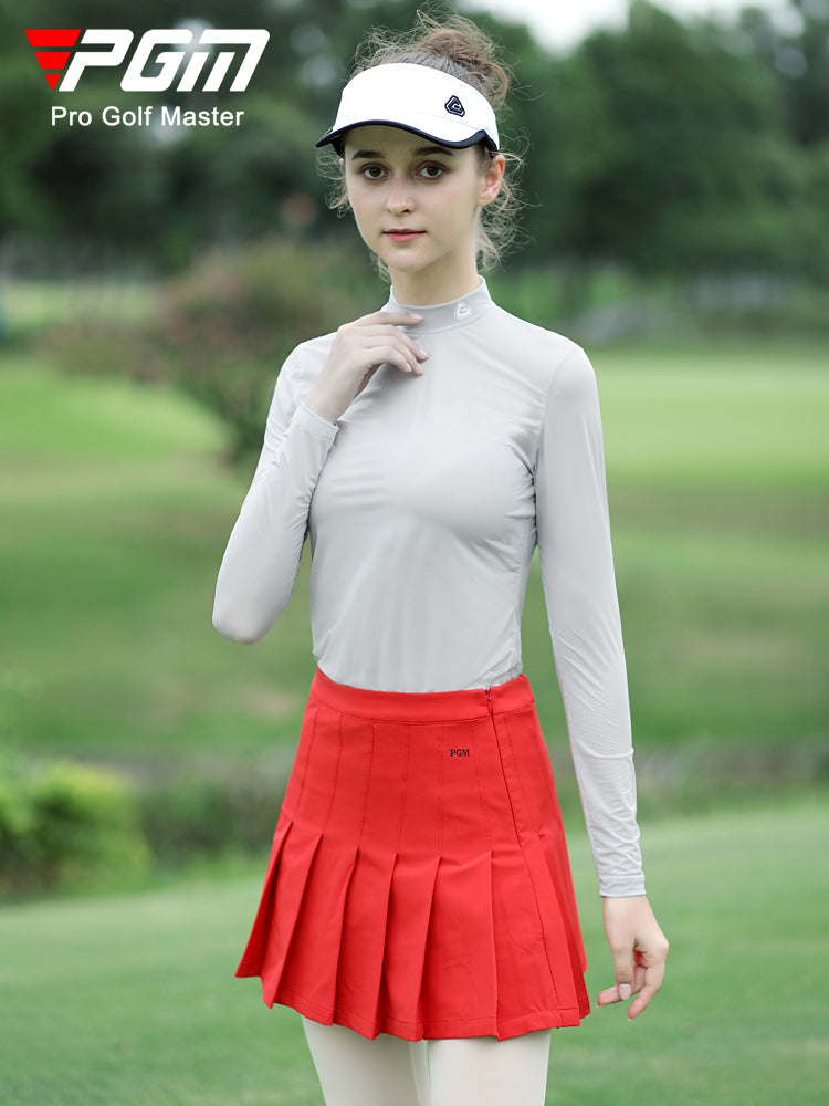 Ladies red golf clearance shirt