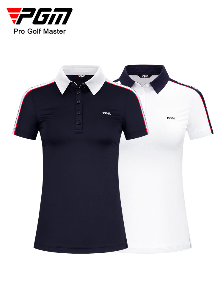 PGM YF479 uniform golf stretch golf polo shirts luxury women golf polo
