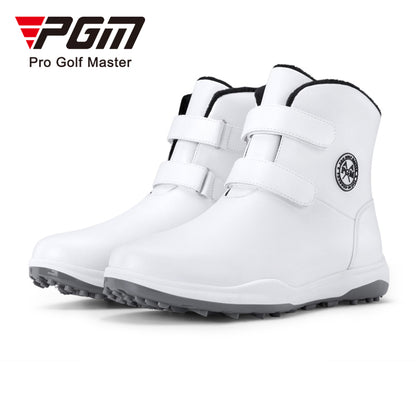 PGM XZ196 ladies high top golf shoe spike less waterproof golf shoes for women