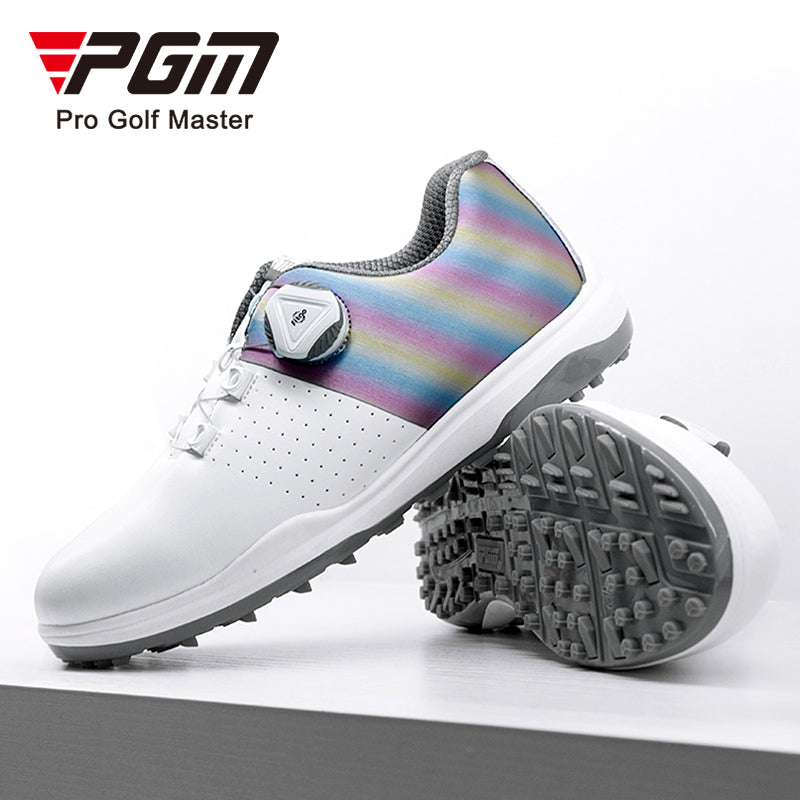 PGM XZ197 professional oem ladies golf shoes light weight waterproof golf shoes