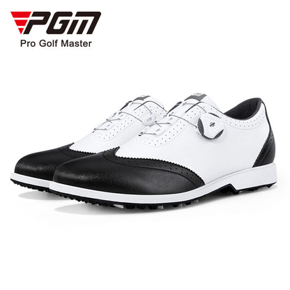 PGM XZ206 custom golf shoe men waterproof spike less golf shoes