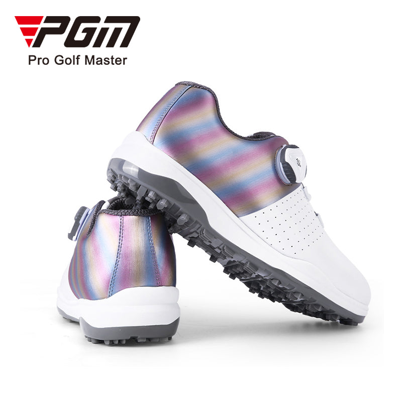 PGM XZ197 professional oem ladies golf shoes light weight waterproof golf shoes