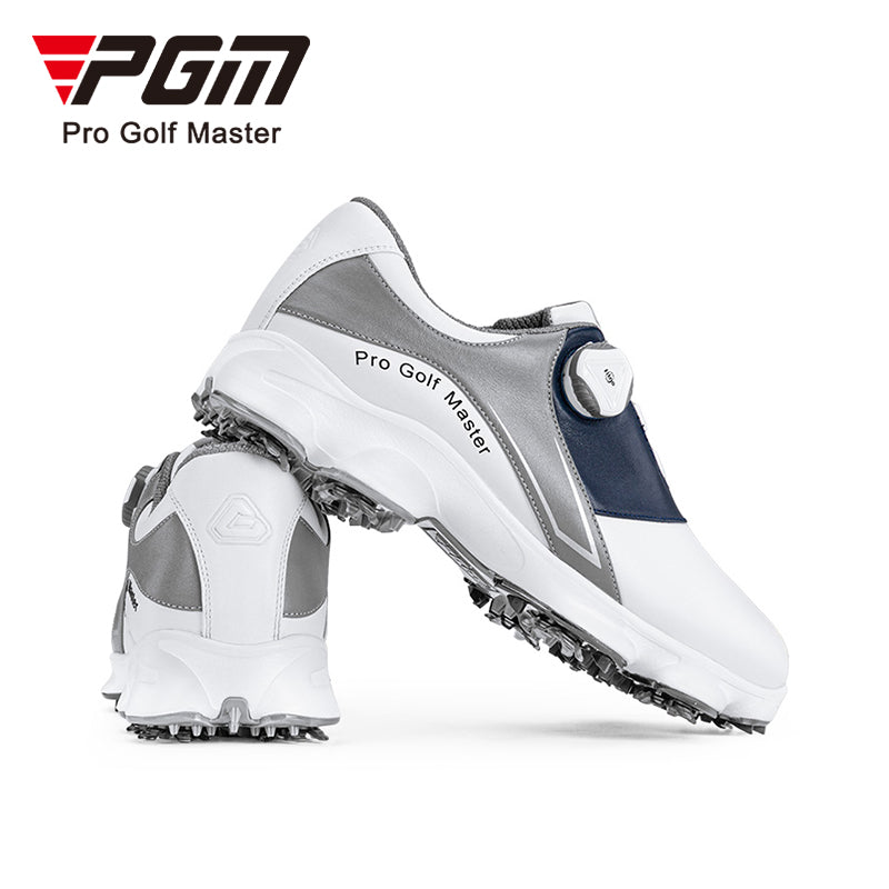 PGM XZ194 high quality men genuine leather golf shoes full waterproof professional golf shoes
