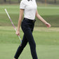 PGM YF472 lady custom premium golf polo t shirts spandex high quality golf polo