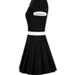 PGM QZ078 polo mini golf skirt set customize pleated high quality golf skirt