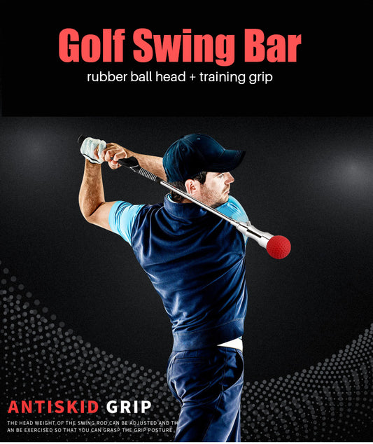 PGM HGB002 golf swing practice stick training aid rubber head golf swing bar