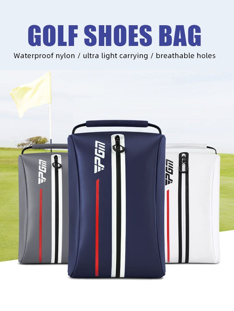PGM XB006 custom golf shoe bag waterproof nylon fabric golf shoe bags
